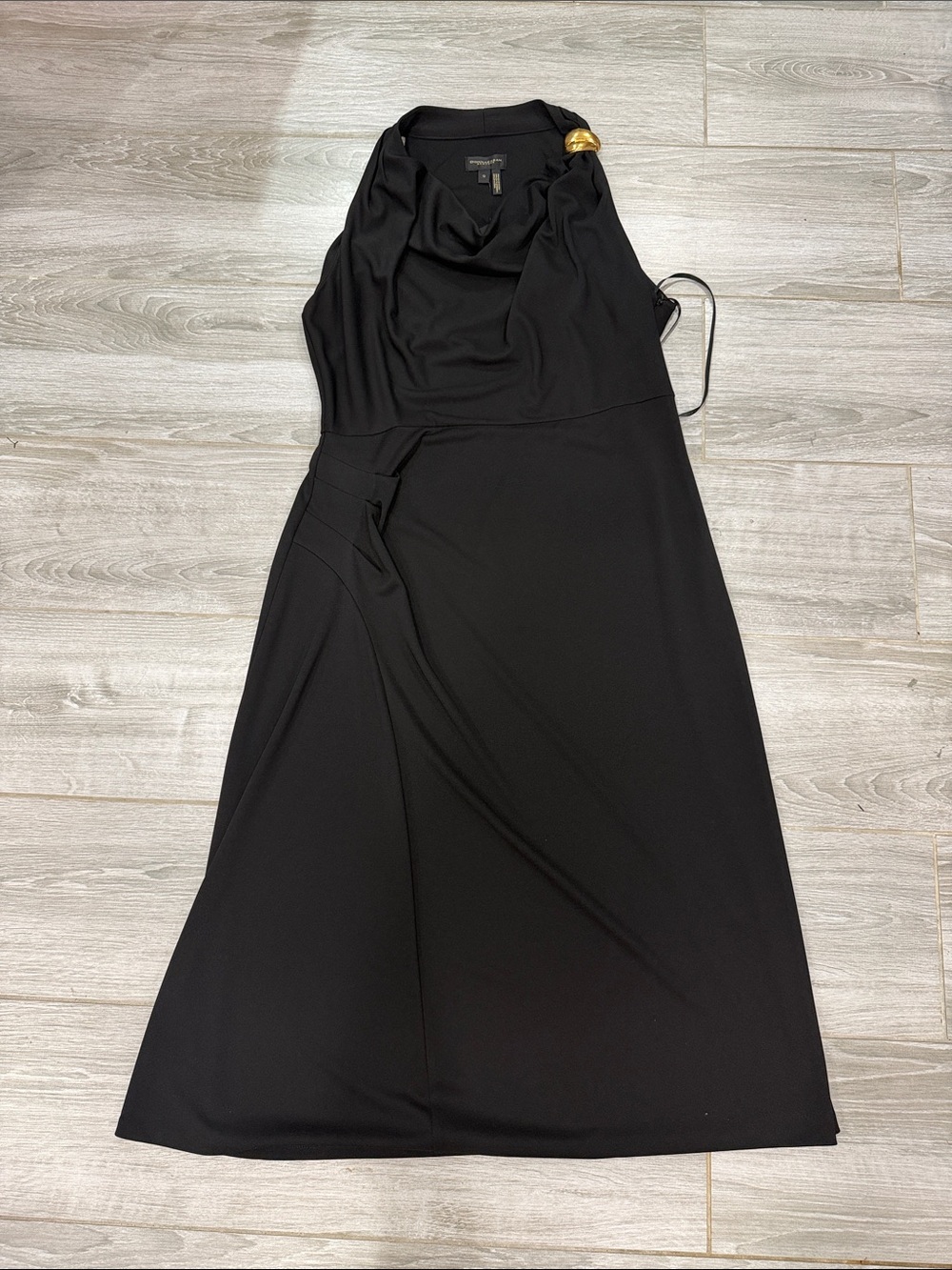 Donna Karan Classic Black Women’s Cowl Neck Dress size 12
